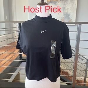Nike Sportswear Boxy Neck Crop Top - Black 🌟🌟HP🌟🌟